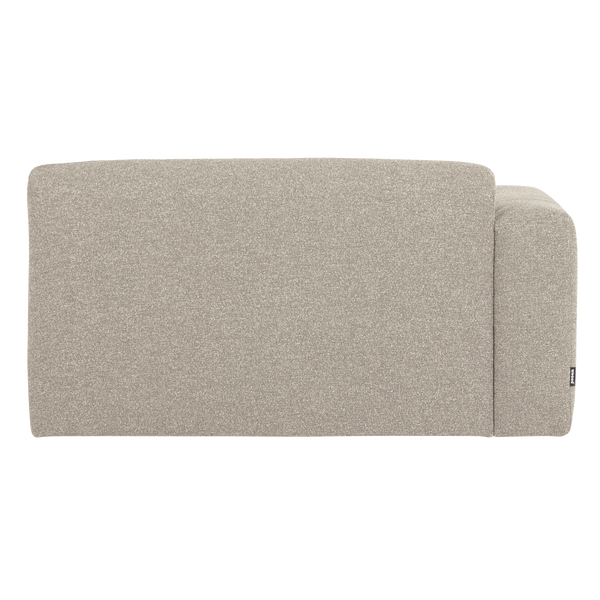 Mojo base 1,5-zits bankelement arm links boucle beige