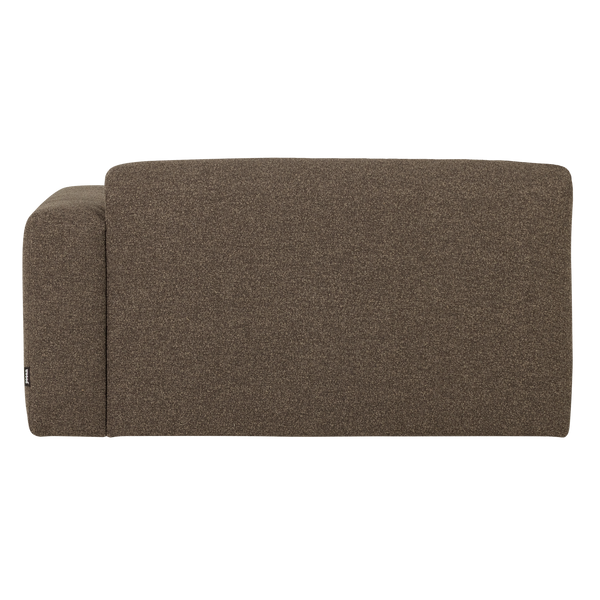 Mojo base 1,5-zits bankelement arm rechts boucle bruin