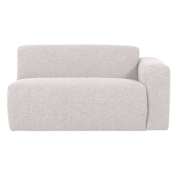 Mojo base 1,5-zits bankelement arm rechts boucle ecru