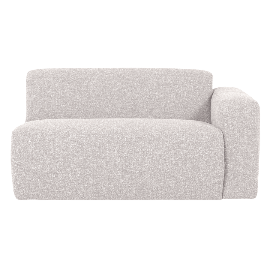 Mojo base 1,5-zits bankelement arm rechts boucle ecru