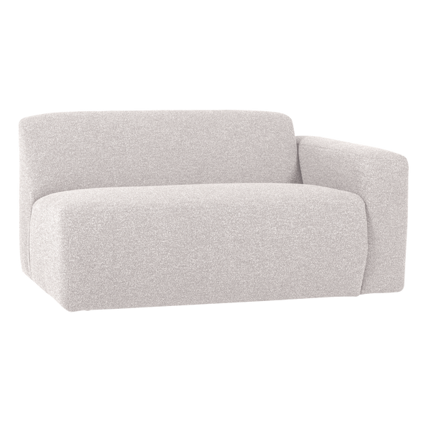 Mojo base 1,5-zits bankelement arm rechts boucle ecru