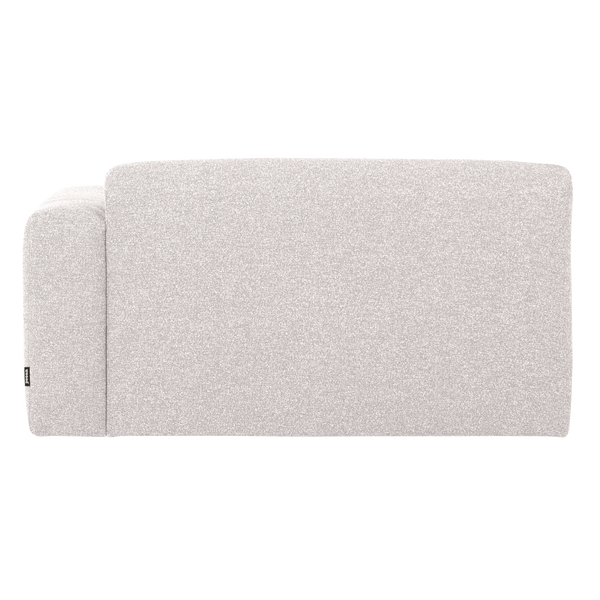 Mojo base 1,5-zits bankelement arm rechts boucle ecru