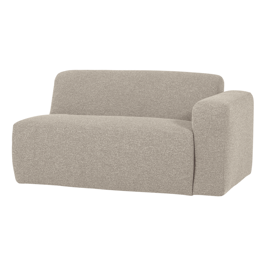 Mojo base 1,5-zits bankelement arm rechts boucle beige