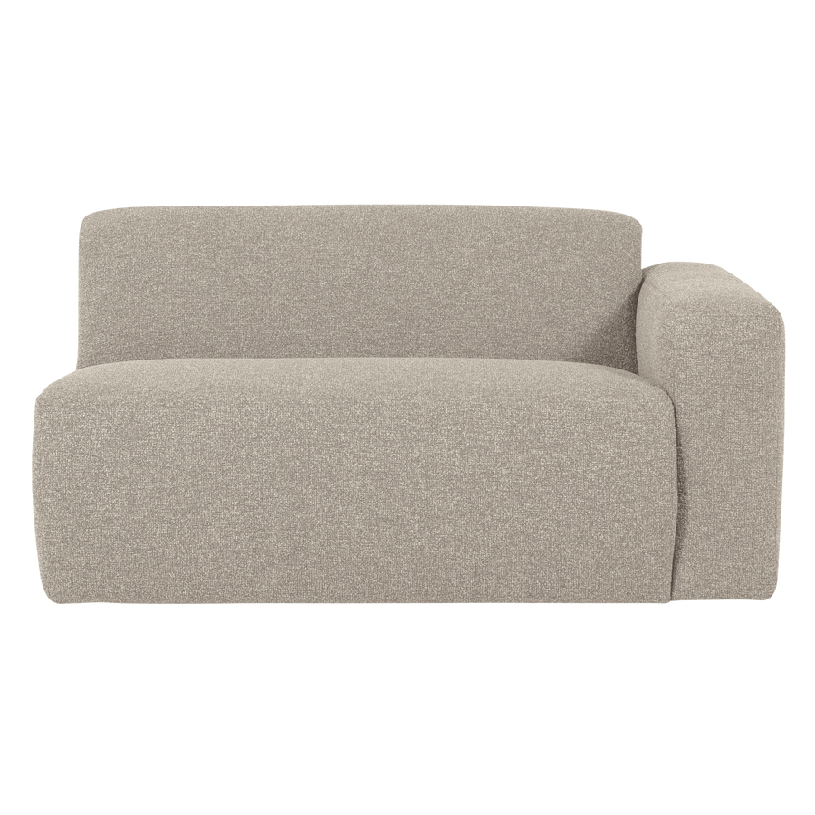 Mojo base 1,5-zits bankelement arm rechts boucle beige