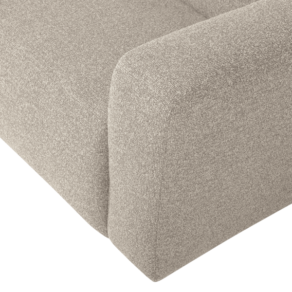 Mojo base 1,5-zits bankelement arm rechts boucle beige