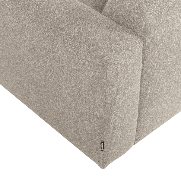 Mojo base 1,5-zits bankelement arm rechts boucle beige