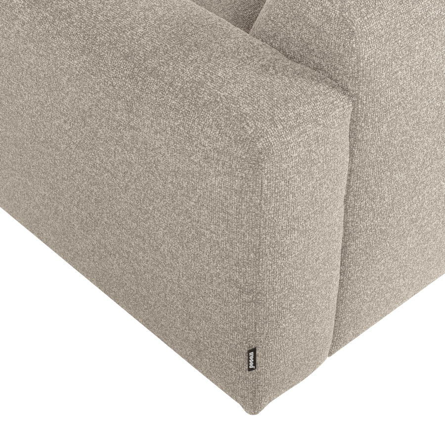 Mojo base 1,5-zits bankelement arm rechts boucle beige