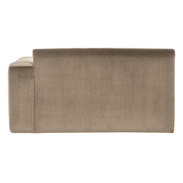 Mojo base 1,5-zits bankelement arm rechts velvet khaki