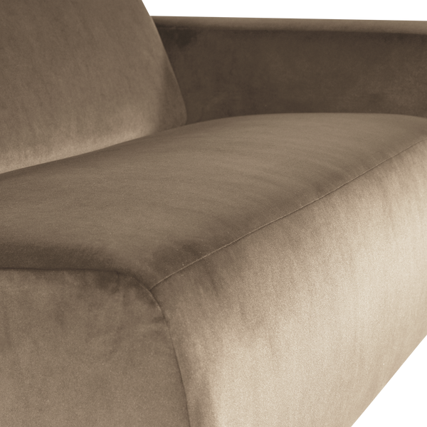 Mojo base 1,5-zits bankelement arm rechts velvet khaki