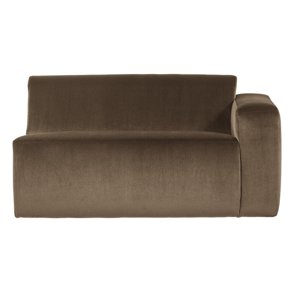 Mojo base 1,5-zits bankelement arm rechts velvet taupe