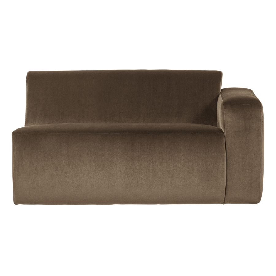 Mojo base 1,5-zits bankelement arm rechts velvet taupe
