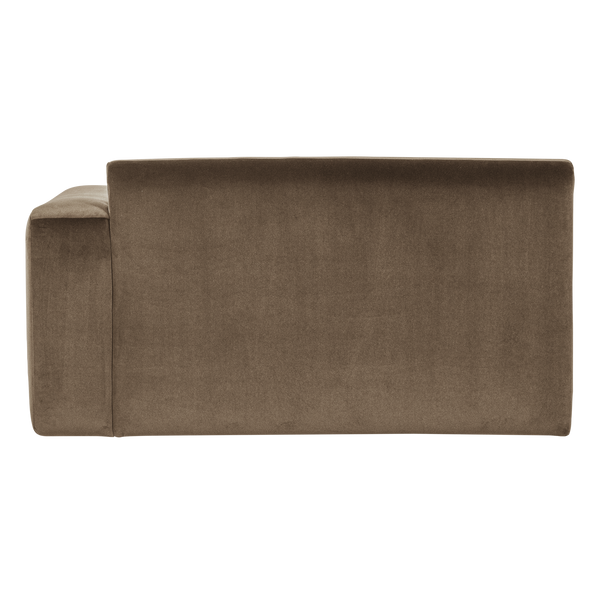 Mojo base 1,5-zits bankelement arm rechts velvet taupe