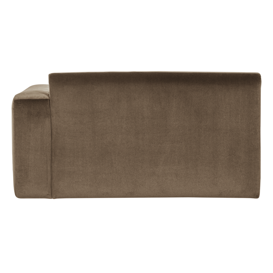 Mojo base 1,5-zits bankelement arm rechts velvet taupe
