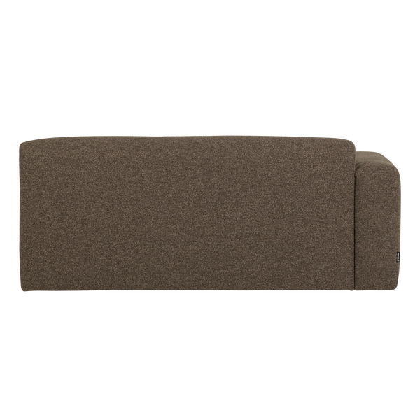 Mojo base 2-zits bankelement arm links boucle bruin