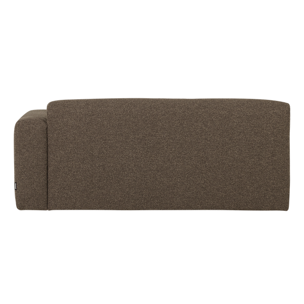 Mojo base 2-zits bankelement arm rechts boucle bruin