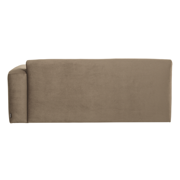 Mojo base 2-zits bankelement arm rechts velvet khaki