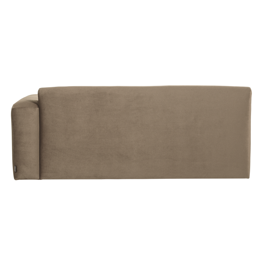 Mojo base 2-zits bankelement arm rechts velvet khaki