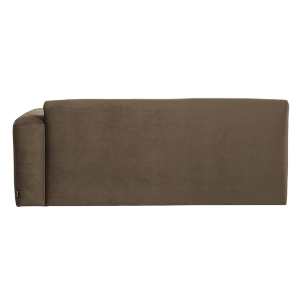 Mojo base 2-zits bankelement arm rechts velvet taupe