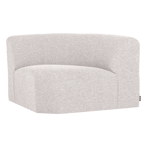 Mojo base hoekelement rond boucle ecru melange