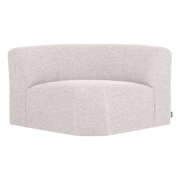 Mojo base hoekelement rond boucle ecru melange