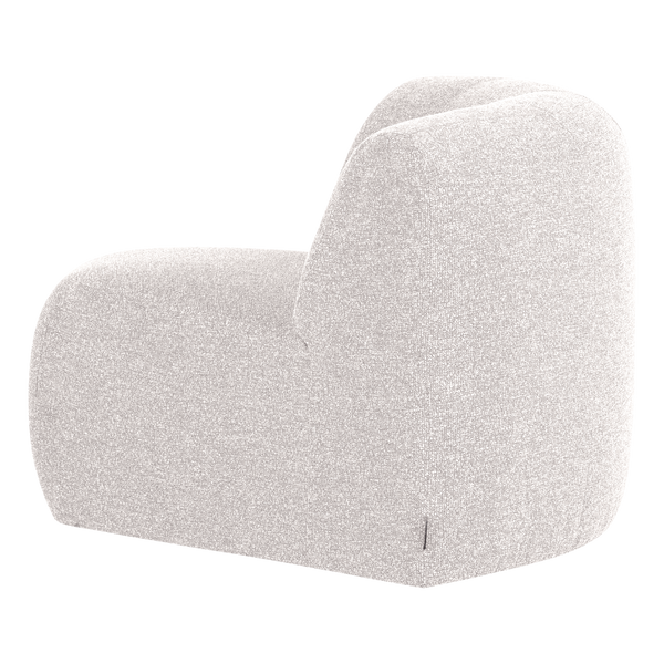 Mojo base hoekelement rond boucle ecru melange