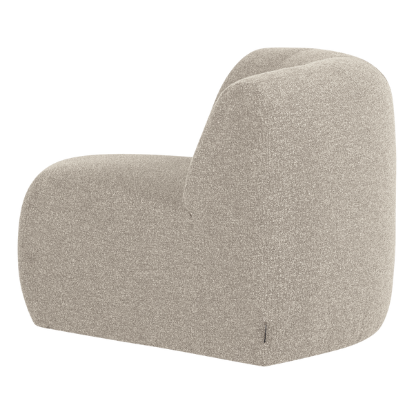 Mojo base hoekelement rond boucle beige melange