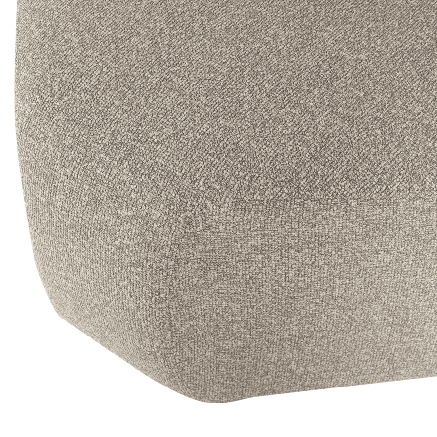 Mojo base hoekelement rond boucle beige melange