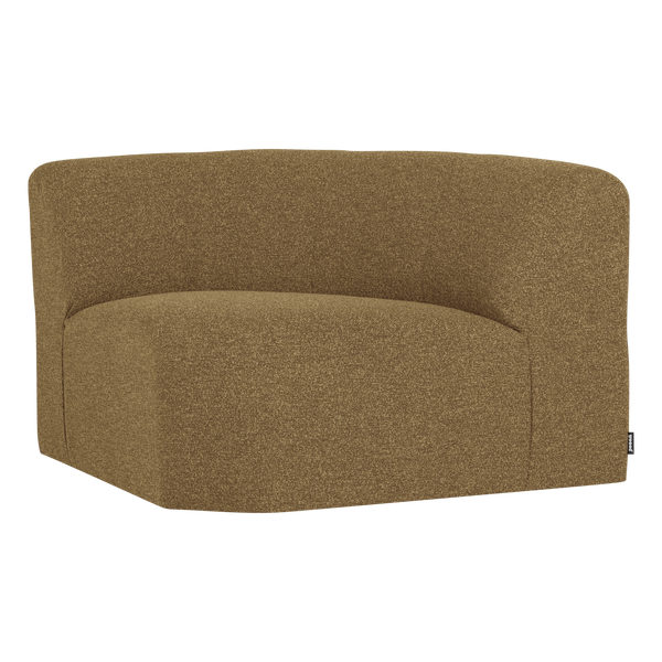 Mojo base hoekelement rond boucle geel/bruin melange