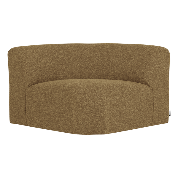 Mojo base hoekelement rond boucle geel/bruin melange