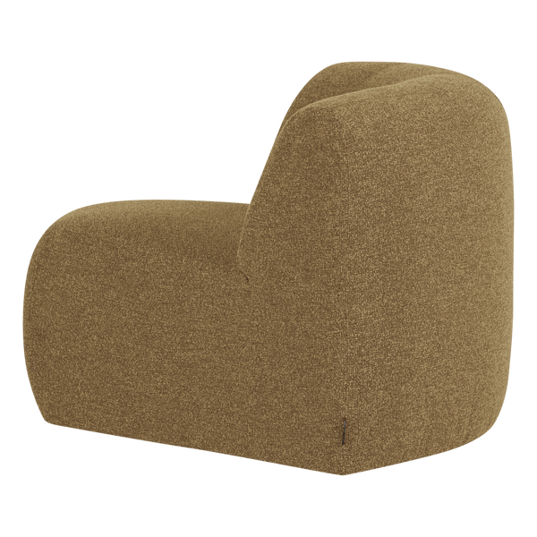 Mojo base hoekelement rond boucle geel/bruin melange