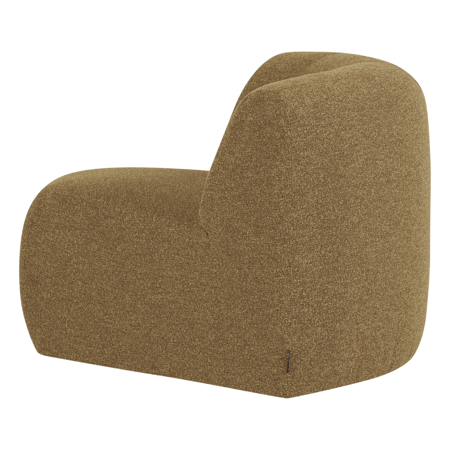 Mojo base hoekelement rond boucle geel/bruin melange