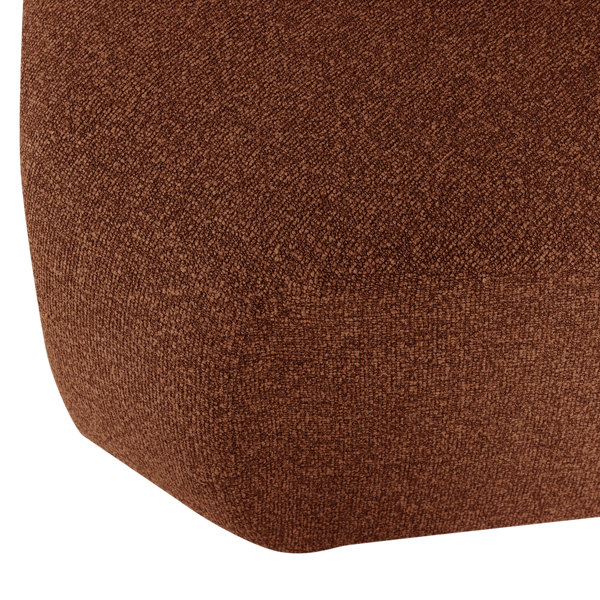 Mojo base hoekelement rond boucle roestbruin melange