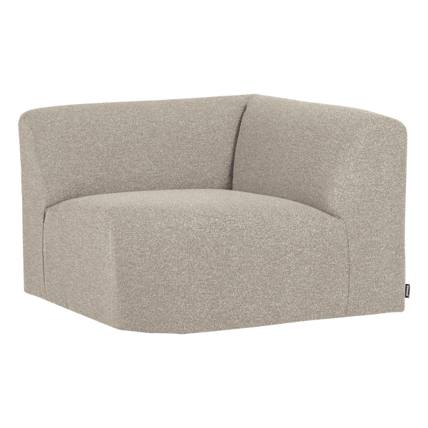 Mojo base hoekelement recht boucle beige melange