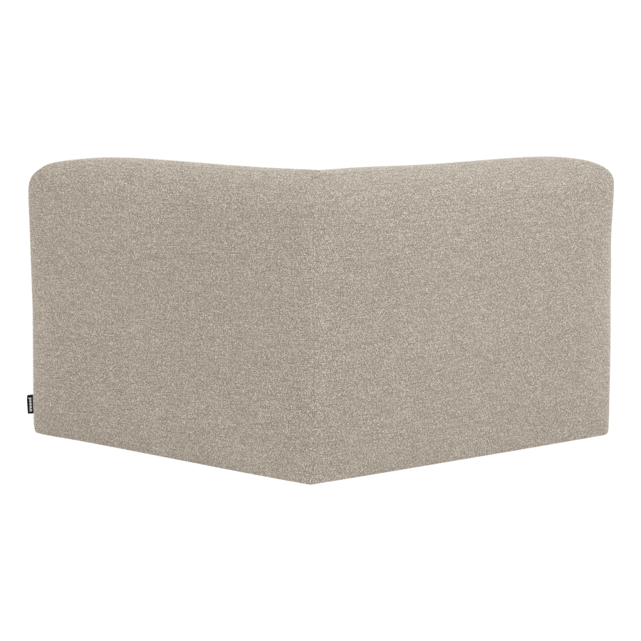 Mojo base hoekelement recht boucle beige melange