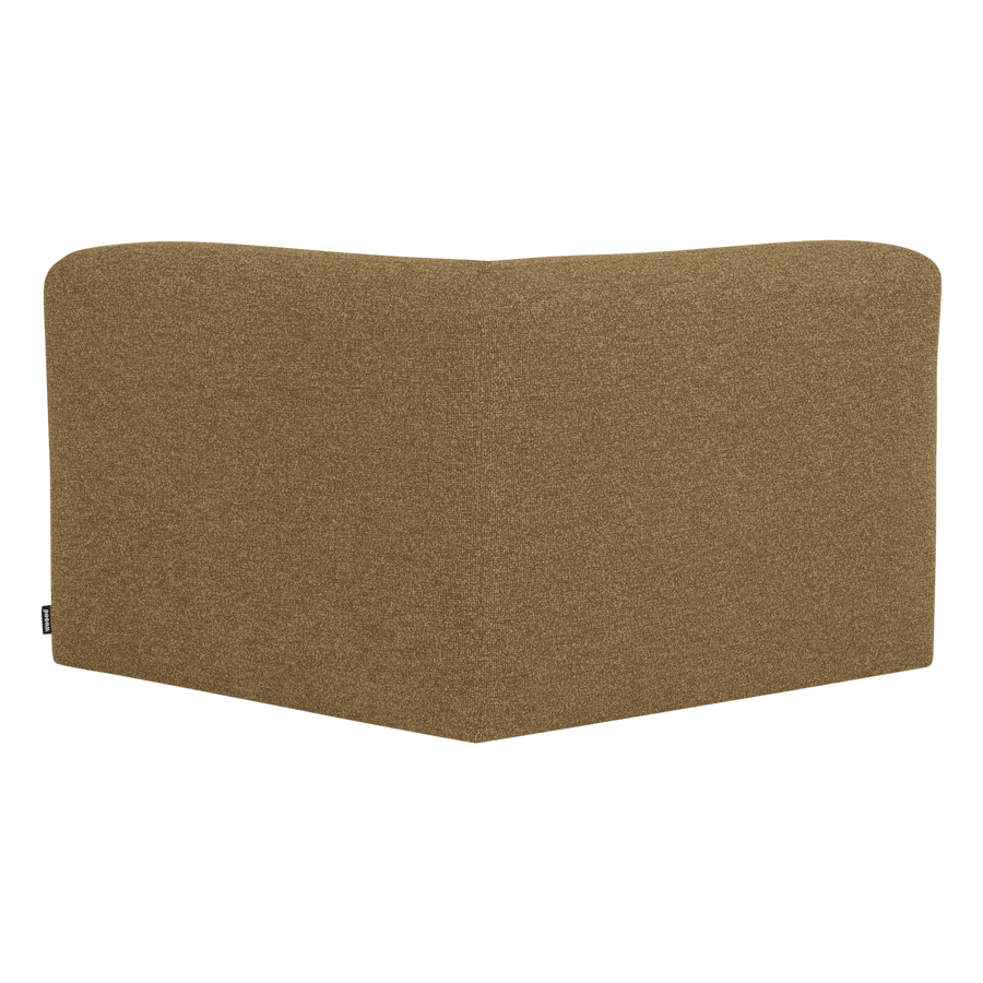 Mojo base hoekelement recht boucle geel/bruin melange