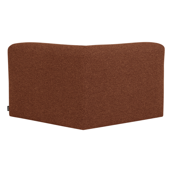 Mojo base hoekelement recht boucle roestbruin melange