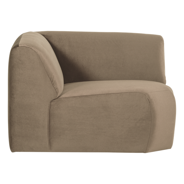 Mojo base hoekelement recht velvet khaki