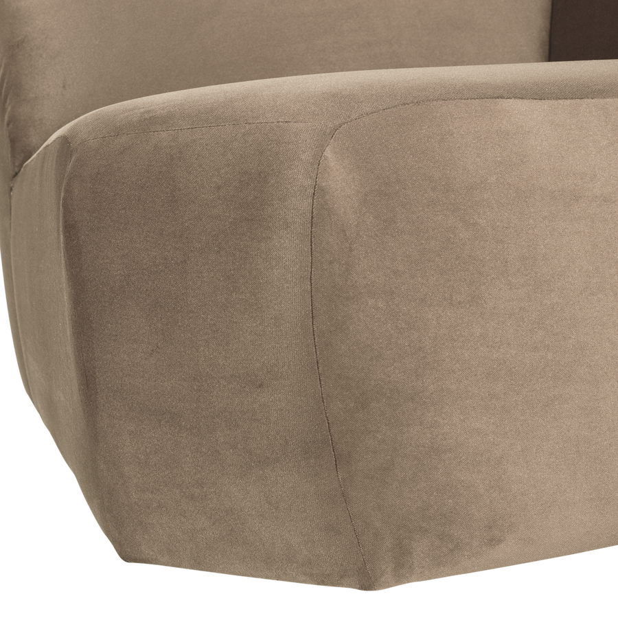Mojo base hoekelement recht velvet khaki