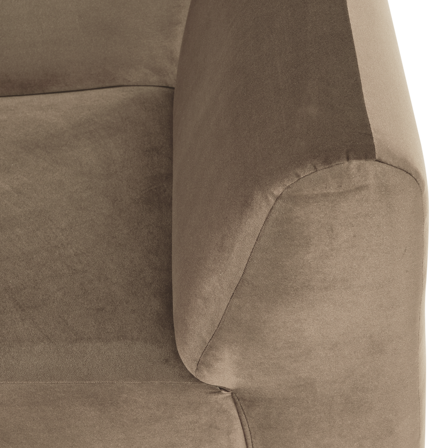 Mojo base hoekelement recht velvet khaki
