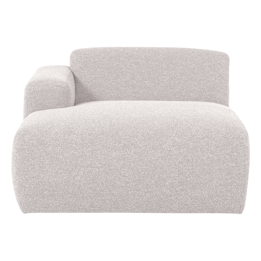 Mojo base chaise longue element links boucle ecru