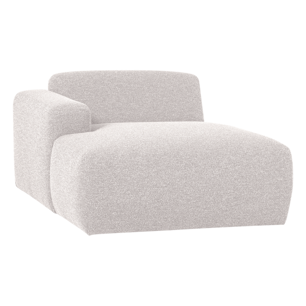 Mojo base chaise longue element links boucle ecru