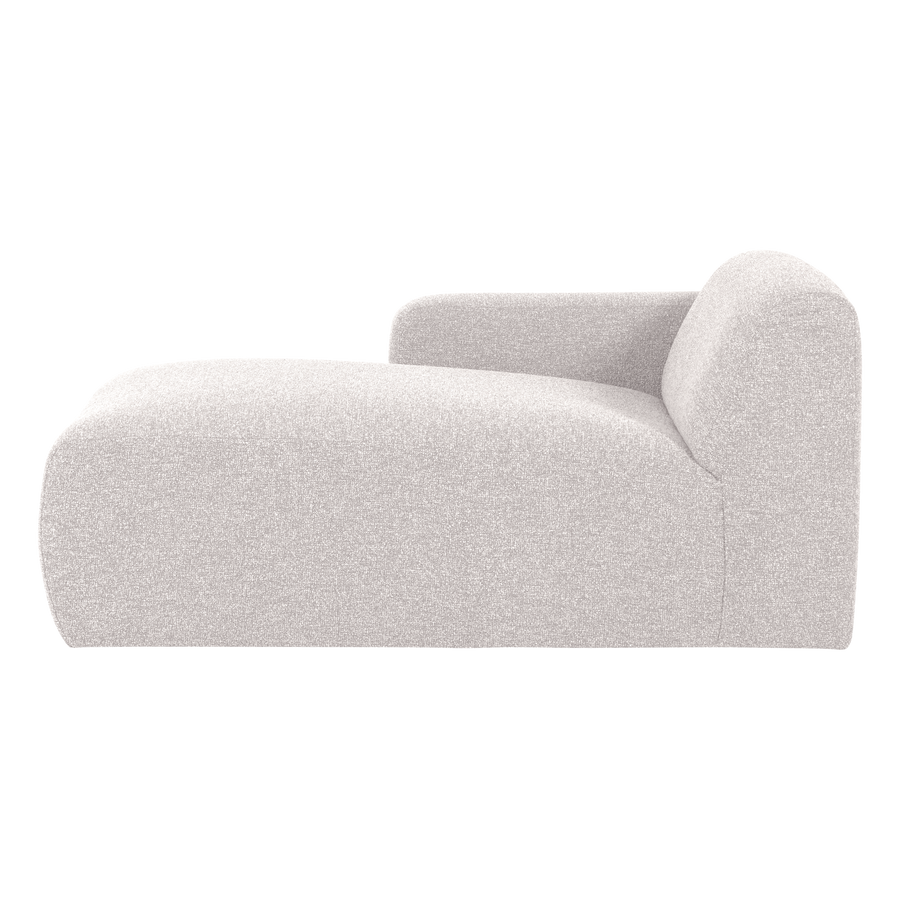 Mojo base chaise longue element links boucle ecru