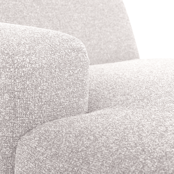 Mojo base chaise longue element links boucle ecru