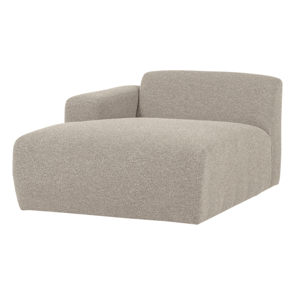 Mojo base chaise longue element links boucle beige