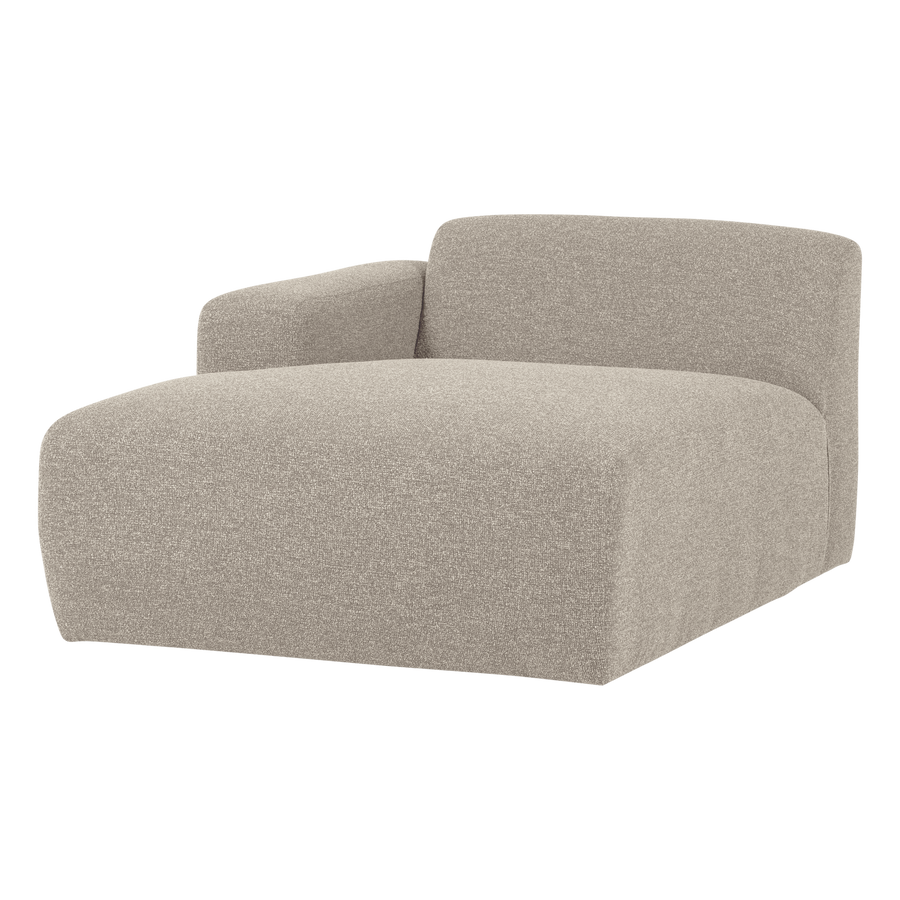 Mojo base chaise longue element links boucle beige