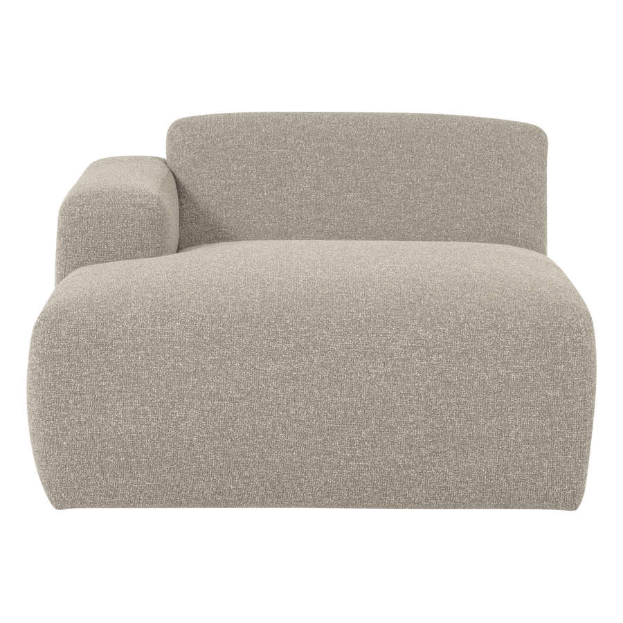 Mojo base chaise longue element links boucle beige