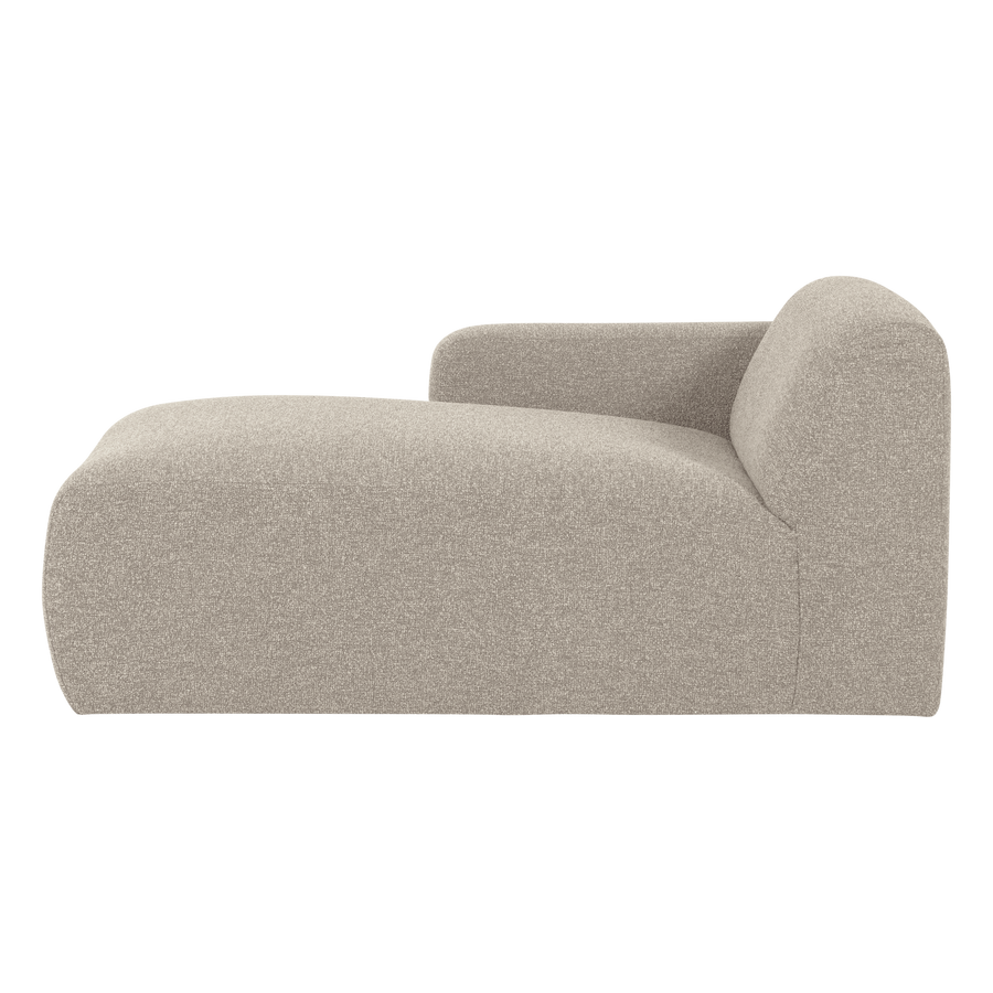 Mojo base chaise longue element links boucle beige