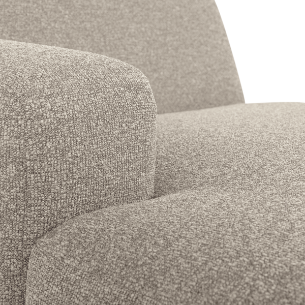 Mojo base chaise longue element links boucle beige