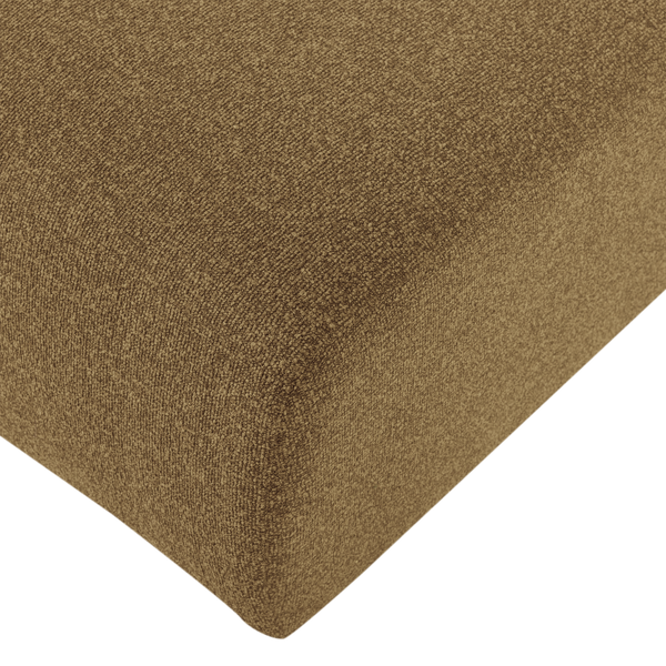 Mojo base chaise longue element links boucle geelbruin