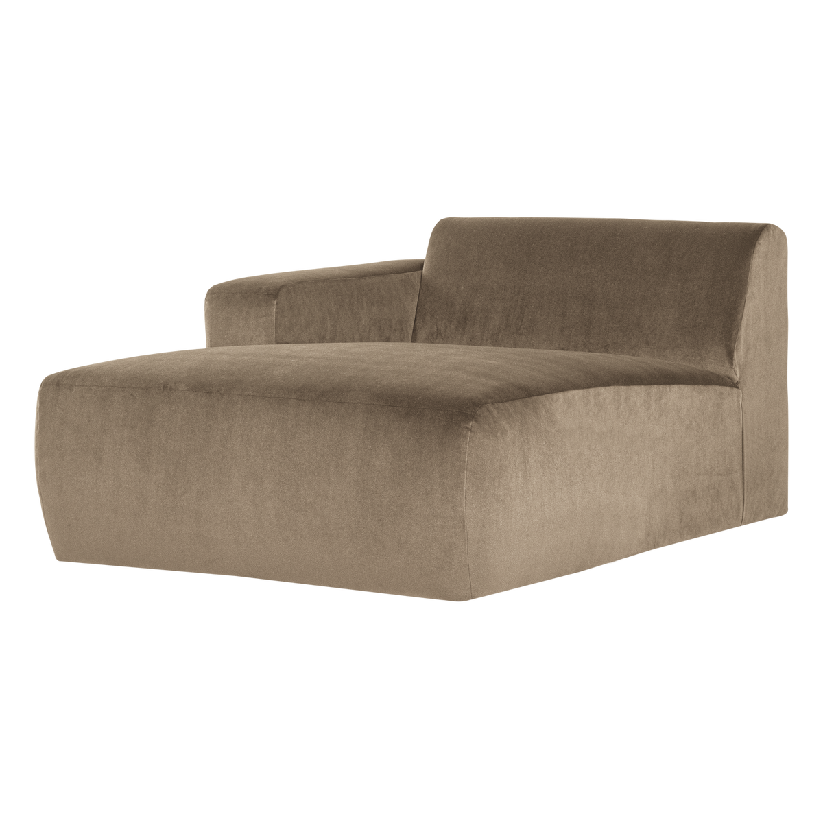 Mojo base chaise longue element links velvet khaki